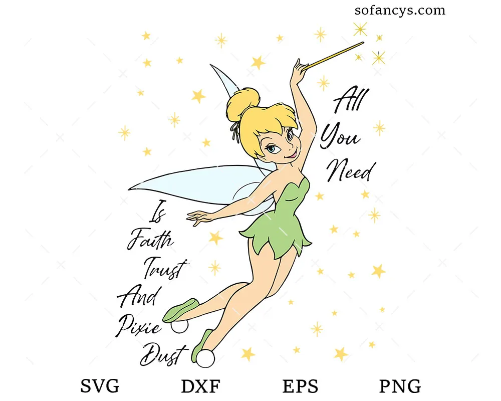 Fairy Tinker Bell SVG