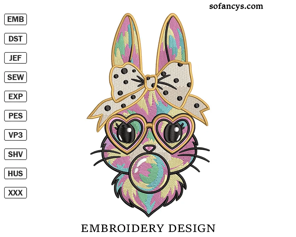 Funny Bunny Embroidery