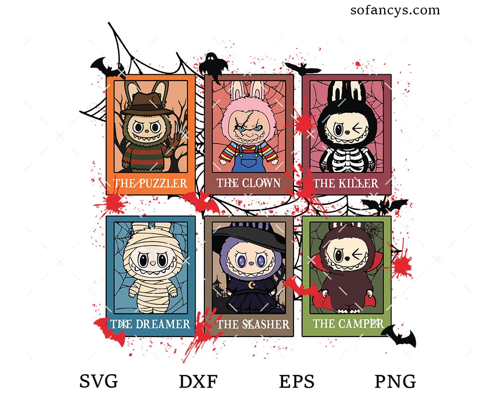 Labubu Halloween SVG