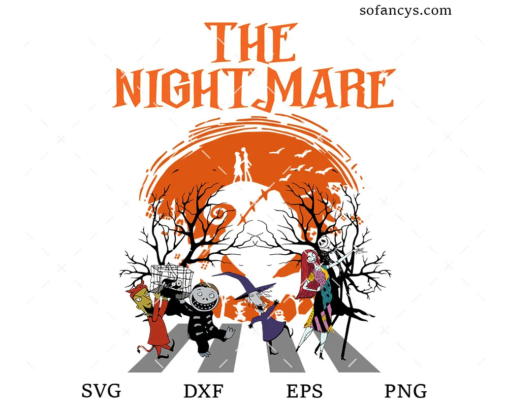 The Nightmare Before Christmas Halloween SVG