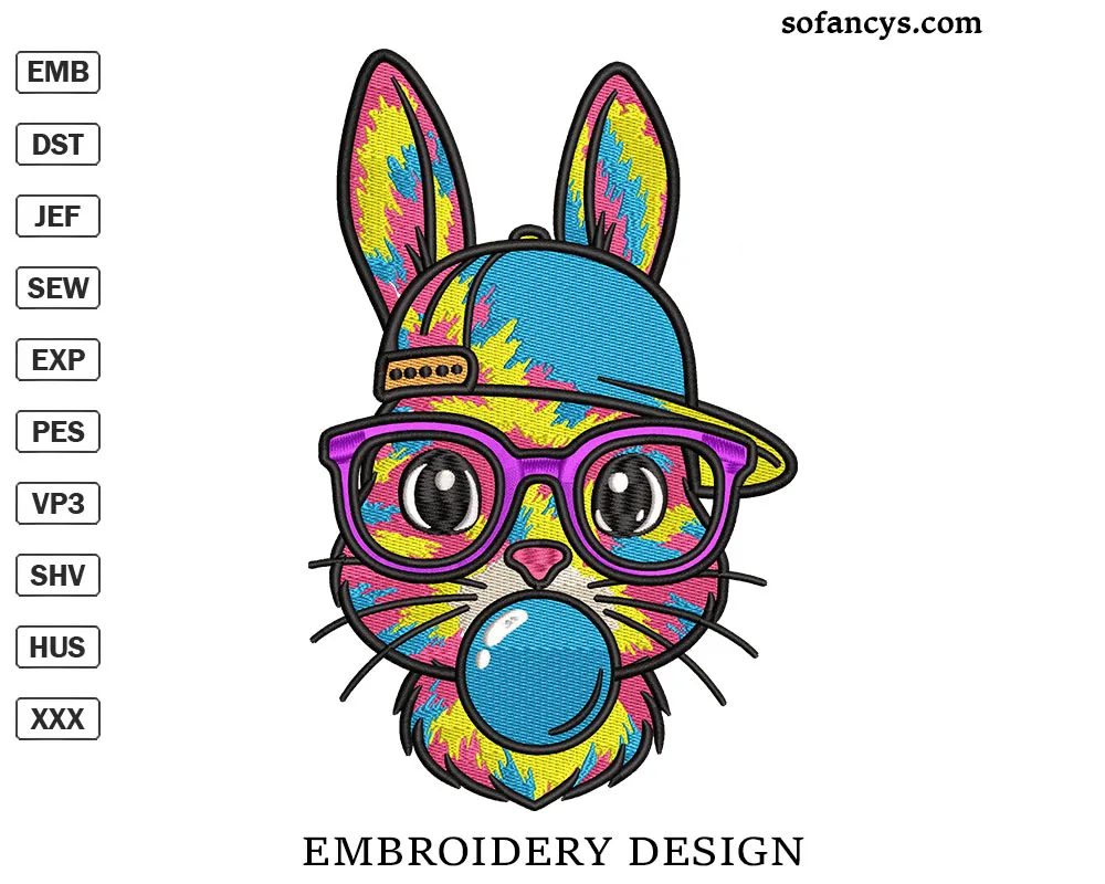 Urban Bunny Embroidery