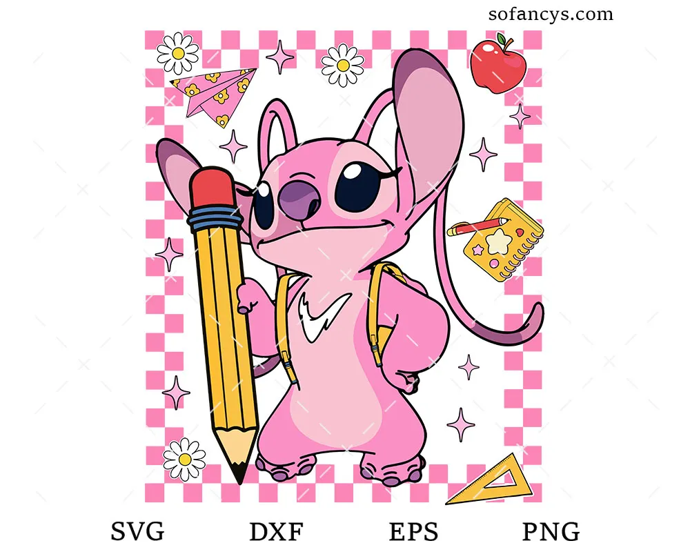 Angel Back to School SVG