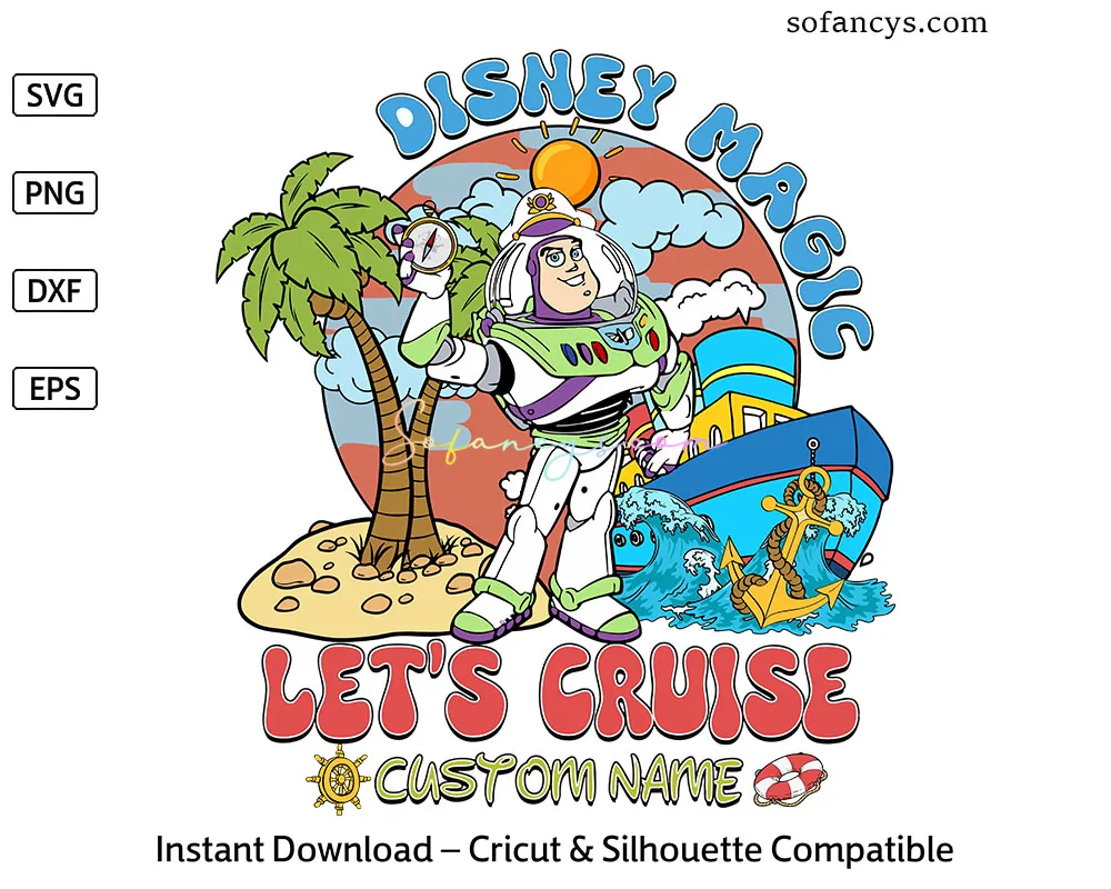 Buzz Lightyear Disney Magic Cruise SVG - Funny Custom Design