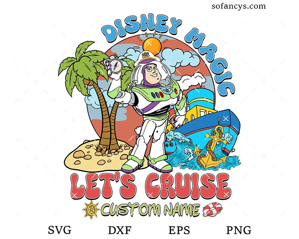 Buzz Lightyear Disney Magic Cruise SVG