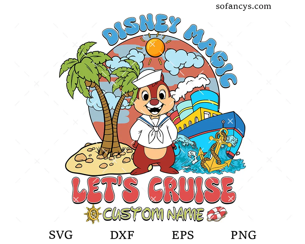 Dale Disney Magic Cruise SVG