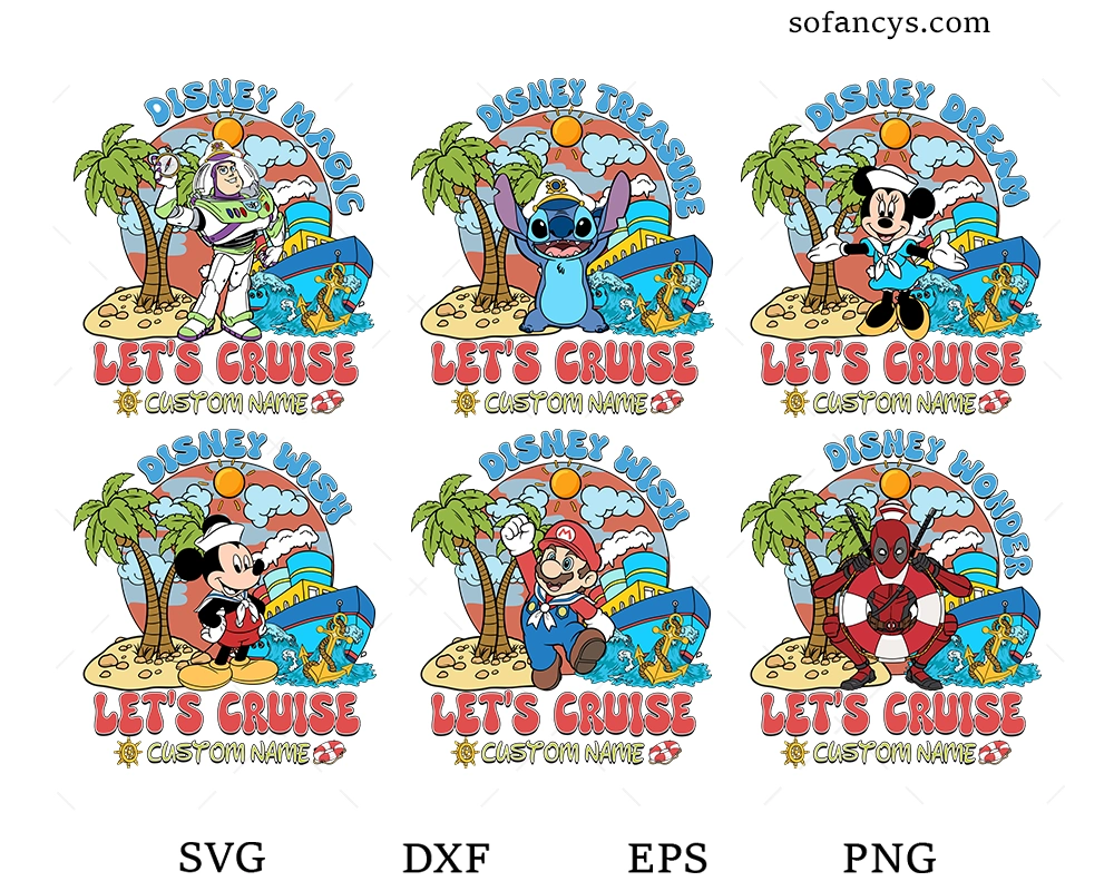 Disney Cruise SVG Bundle