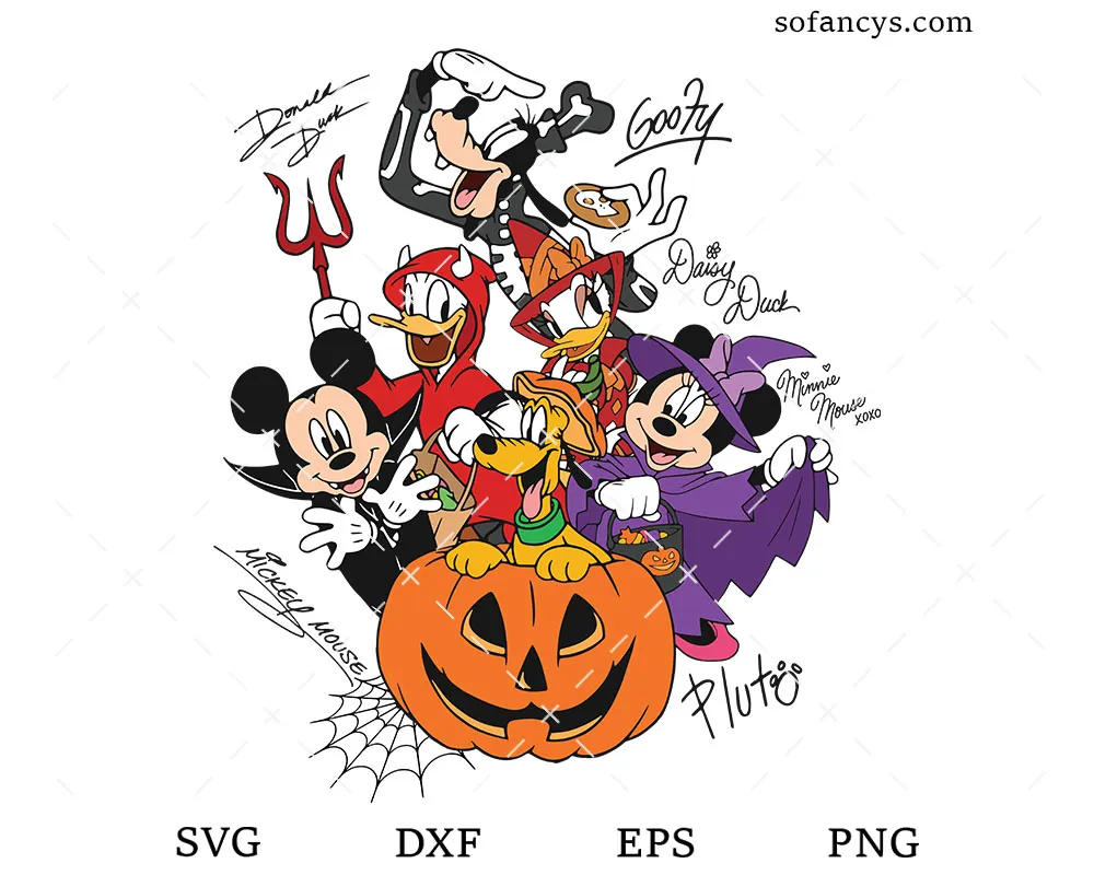 Disney Halloween Party SVG