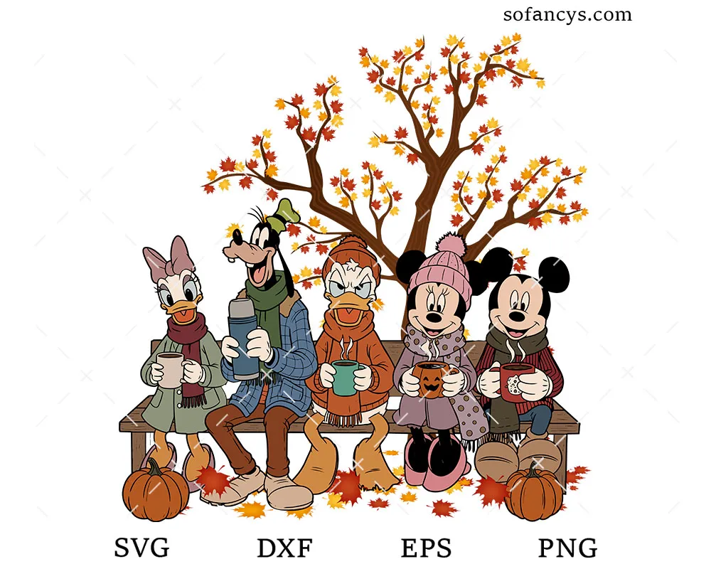 Fall Disney SVG