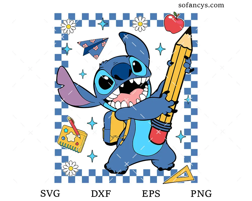 Funny Stitch Back to School SVG