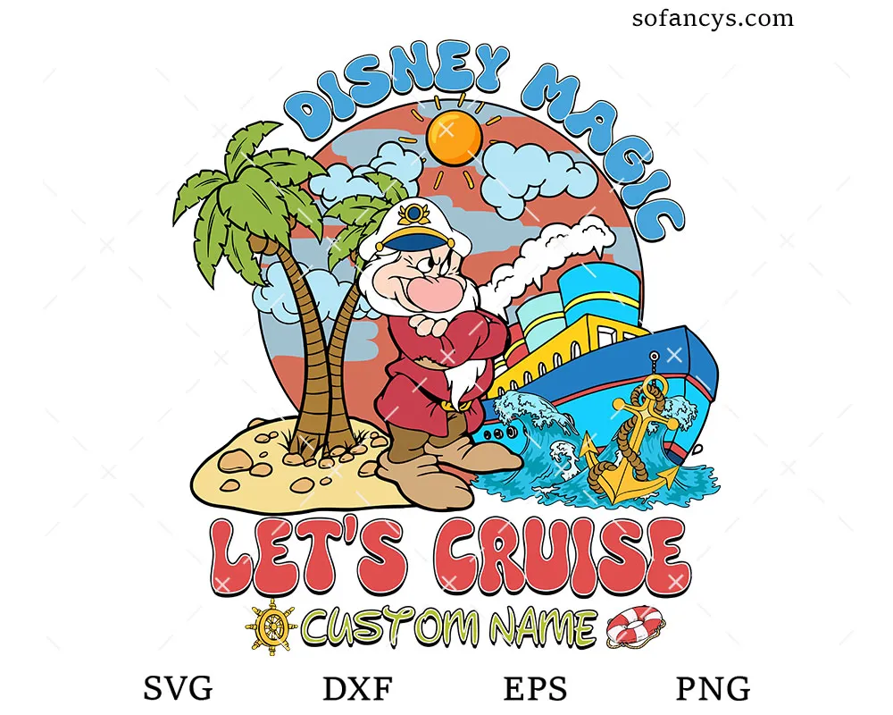 Grumpy Disney Magic Cruise SVG
