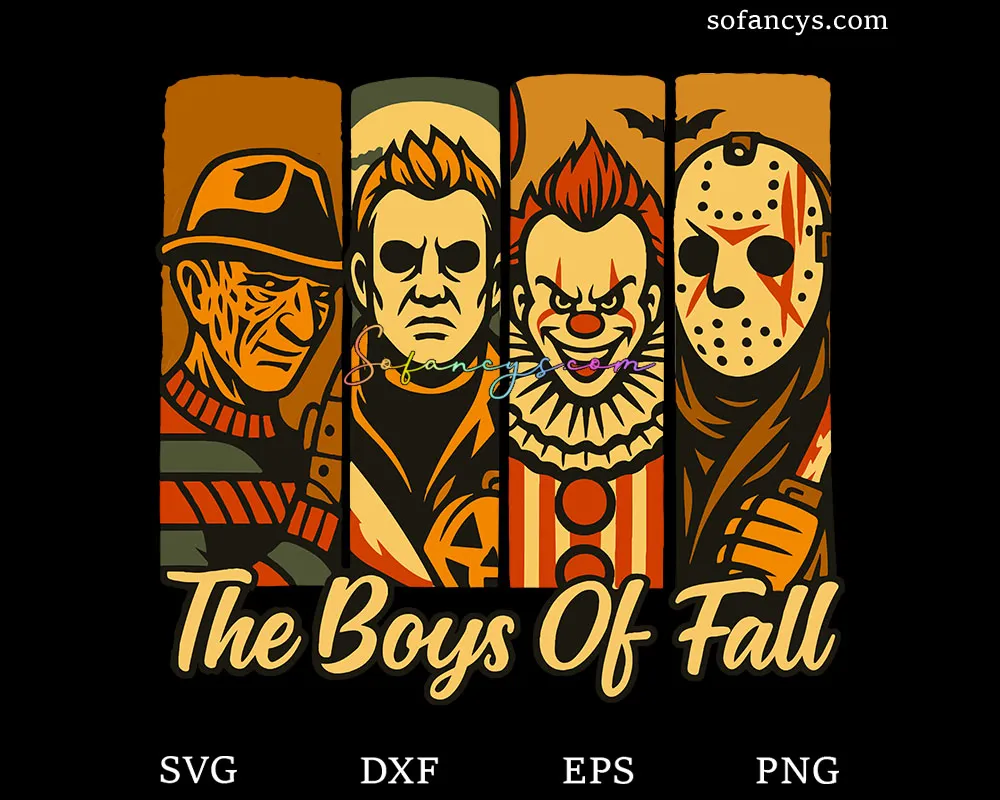 Halloween Boys of Fall SVG