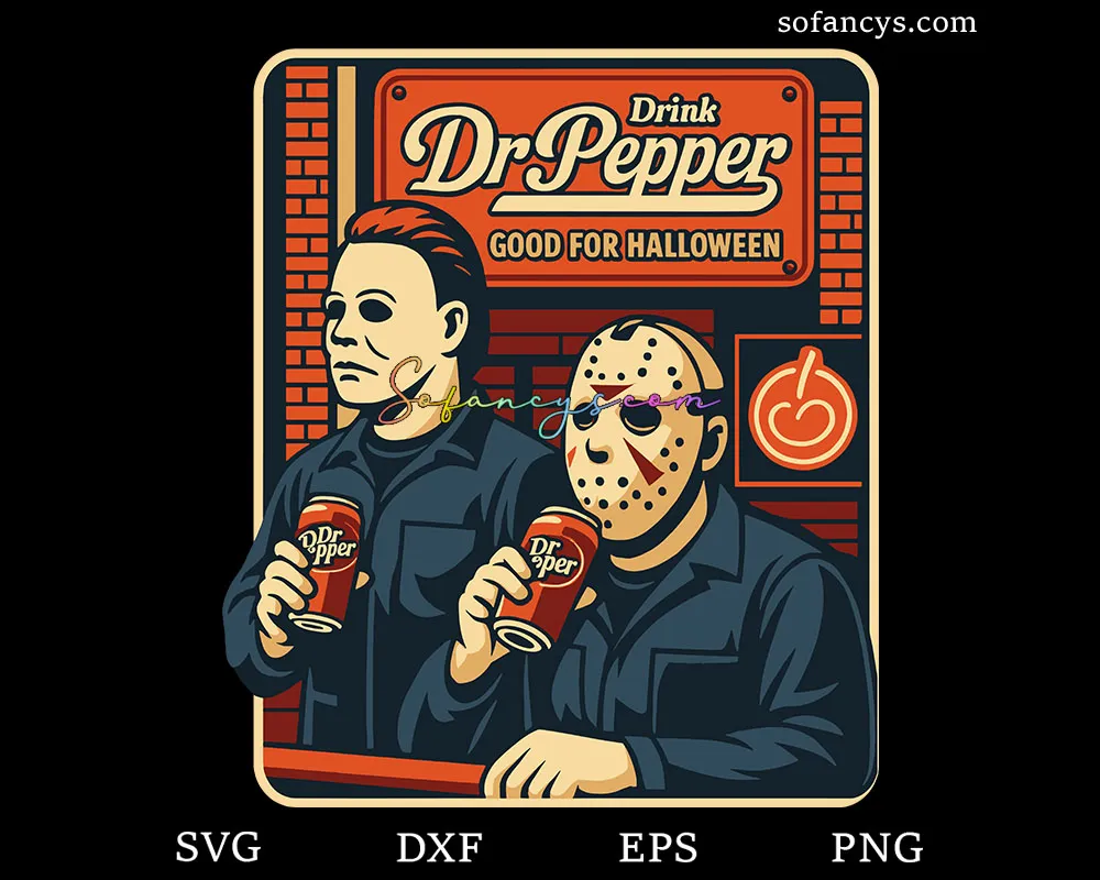 Halloween Dr Pepper SVG