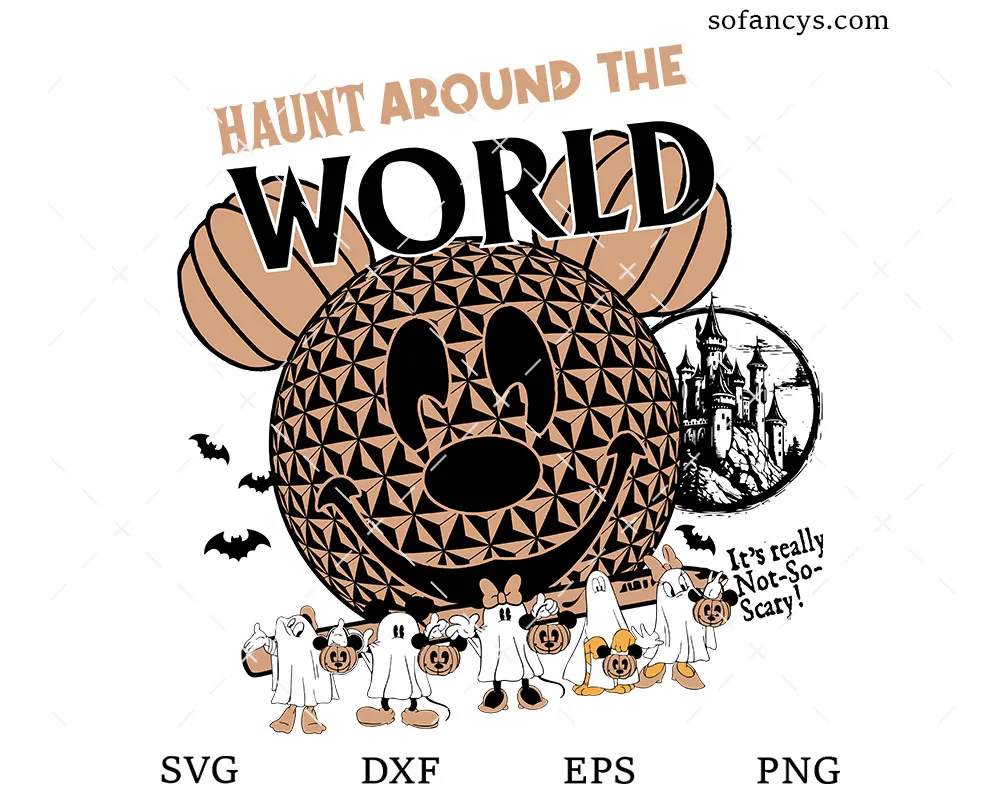 Haunt Around The World SVG