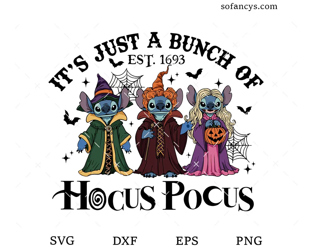 Hocus Pocus Stitch SVG