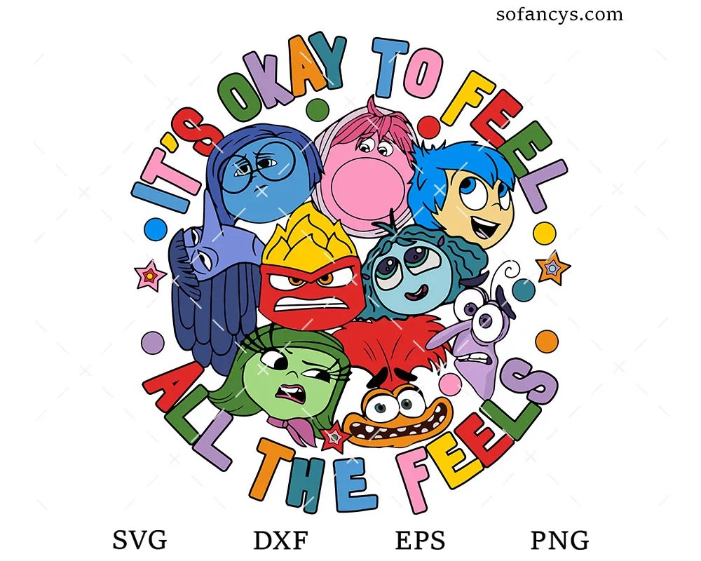 Inside Out Emotions SVG