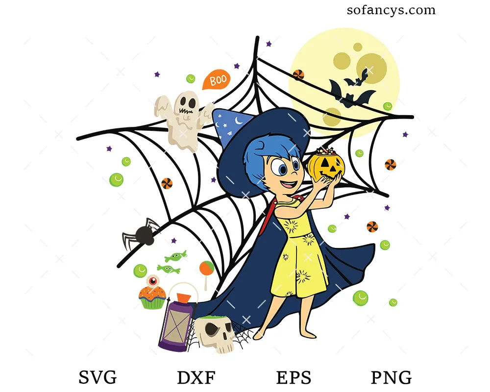 Inside Out Joy Witch SVG