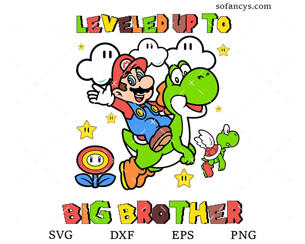 Leveled Up to Big Brother SVG