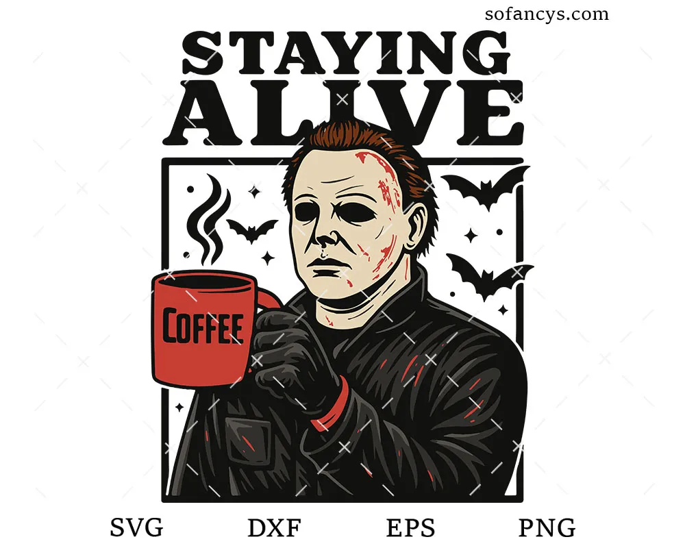 Michael Myers Coffee SVG