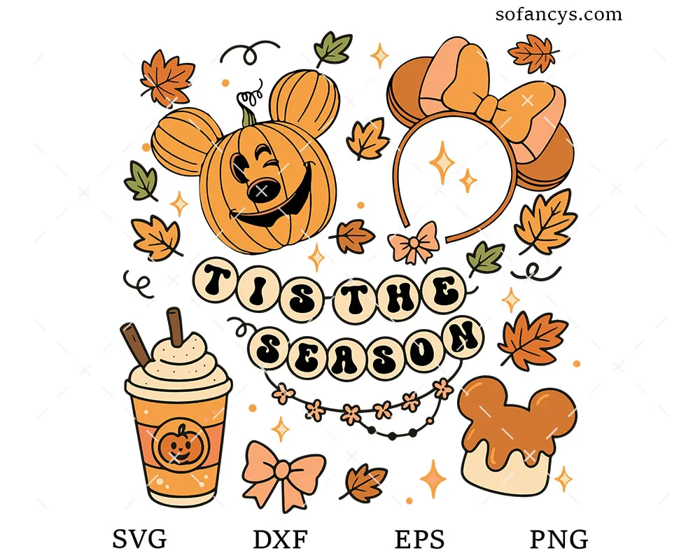Mickey Pumpkin Halloween SVG