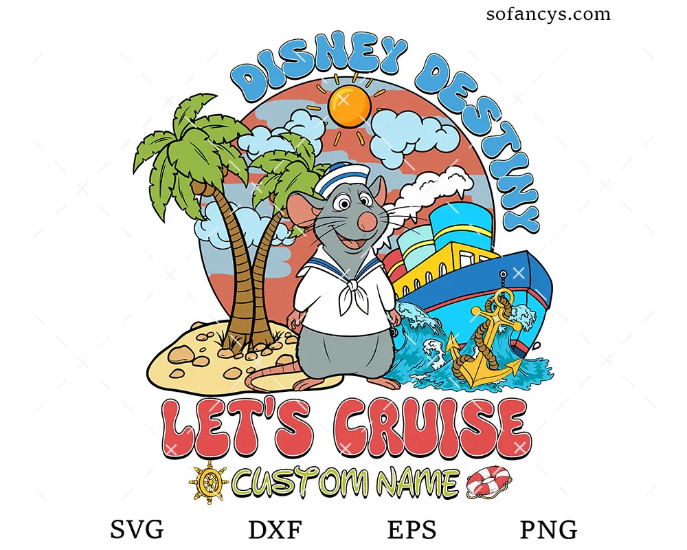 Remy Disney Destiny Cruise SVG