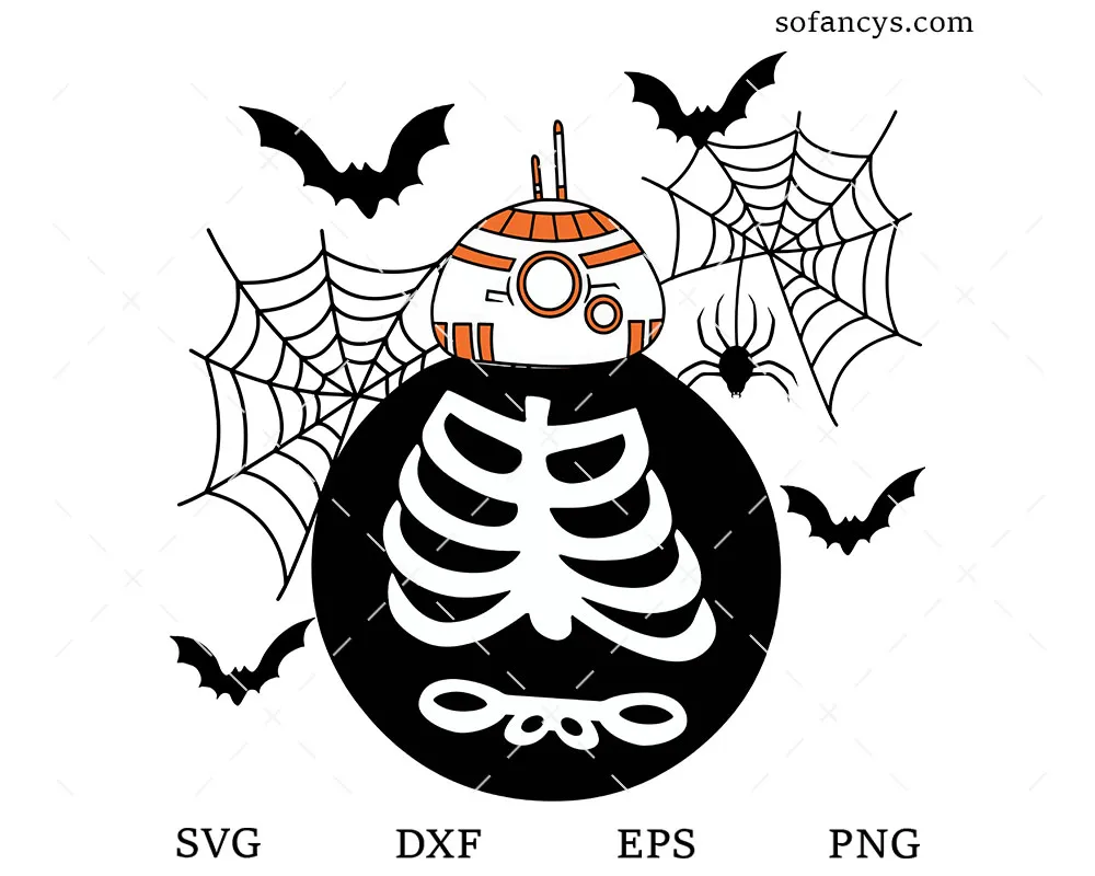 BB-8 Skeleton SVG