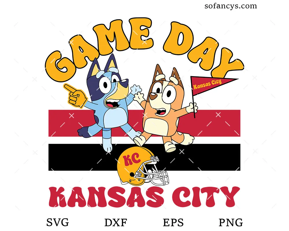 Blue Dog Kansas City SVG