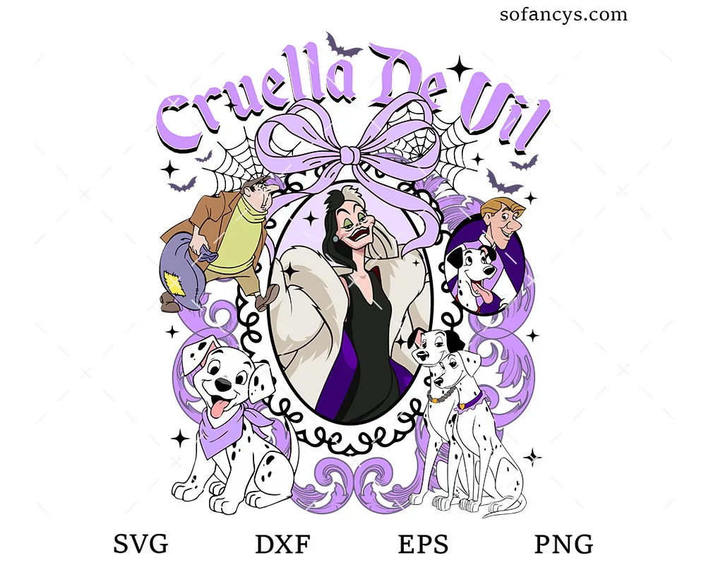 Disney Cruella De Vil SVG