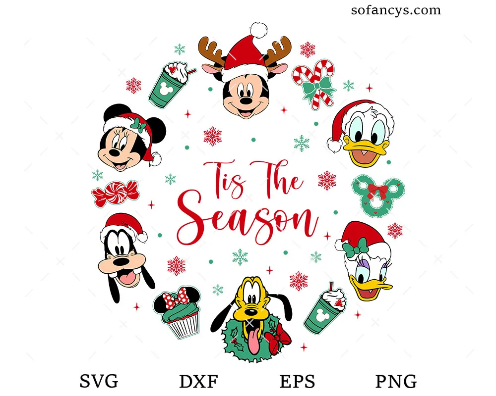 Disney Holiday Season SVG