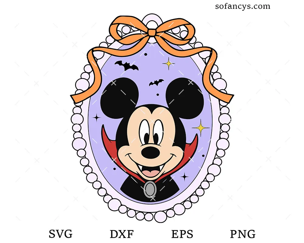 Disney Mickey Mouse Vampire SVG