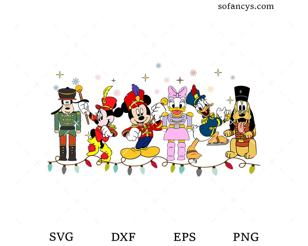 Disney Nutcracker Christmas SVG