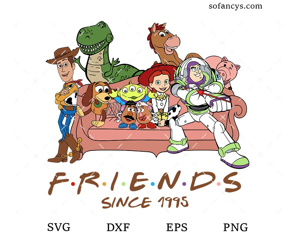 Disney Toy Story Friends SVG