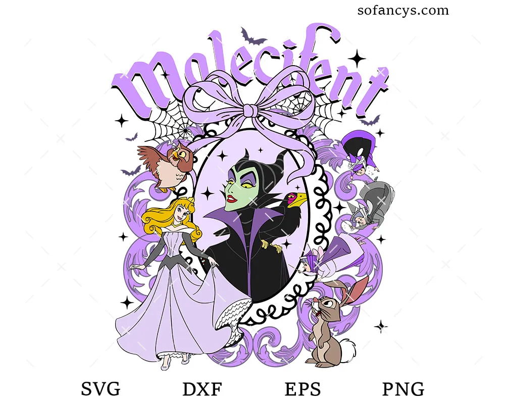 Disney Villain Maleficent SVG