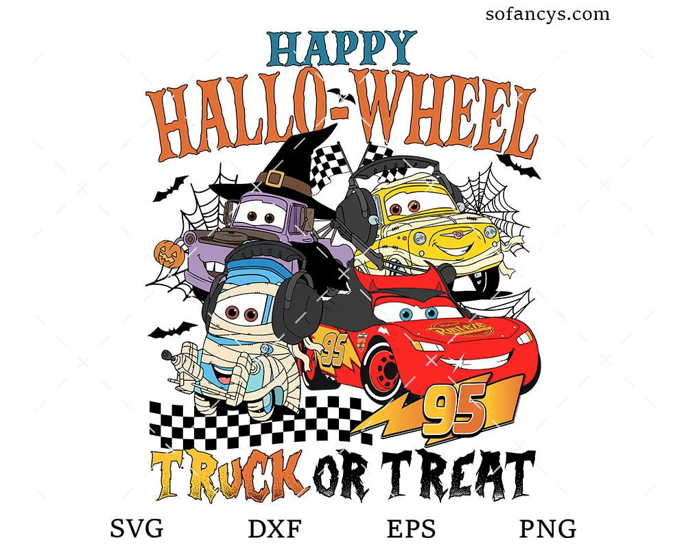 Halloween Disney Cars SVG