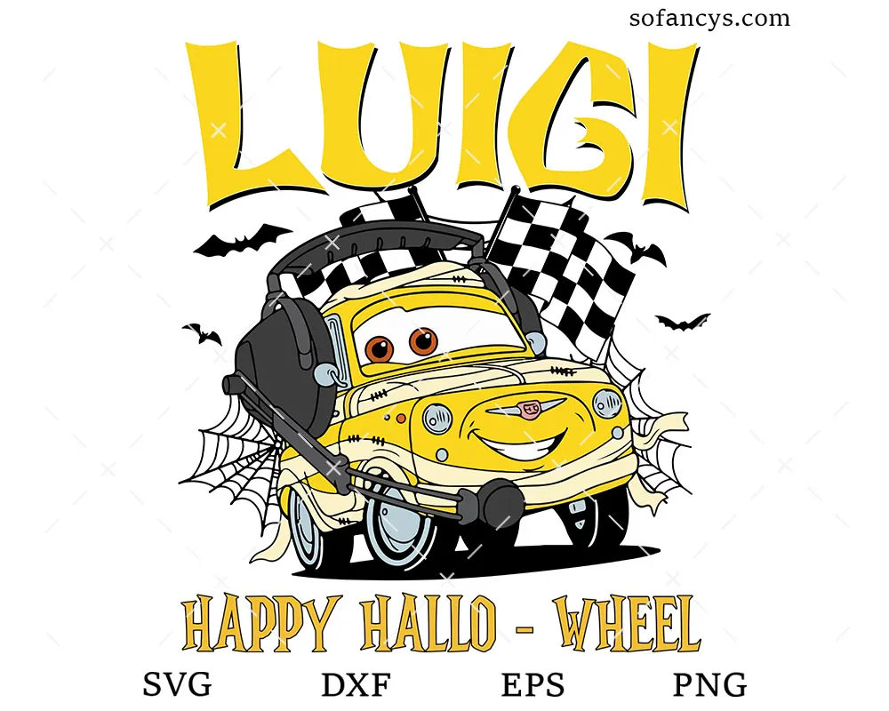 Luigi Halloween SVG