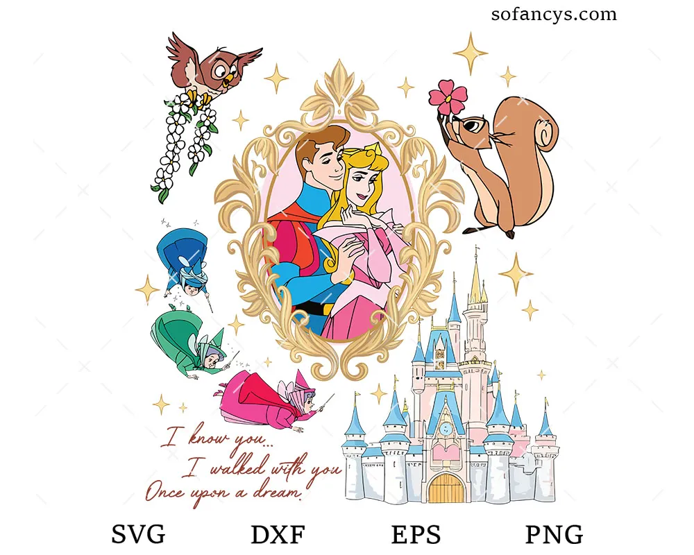 Magical Disney Aurora SVG