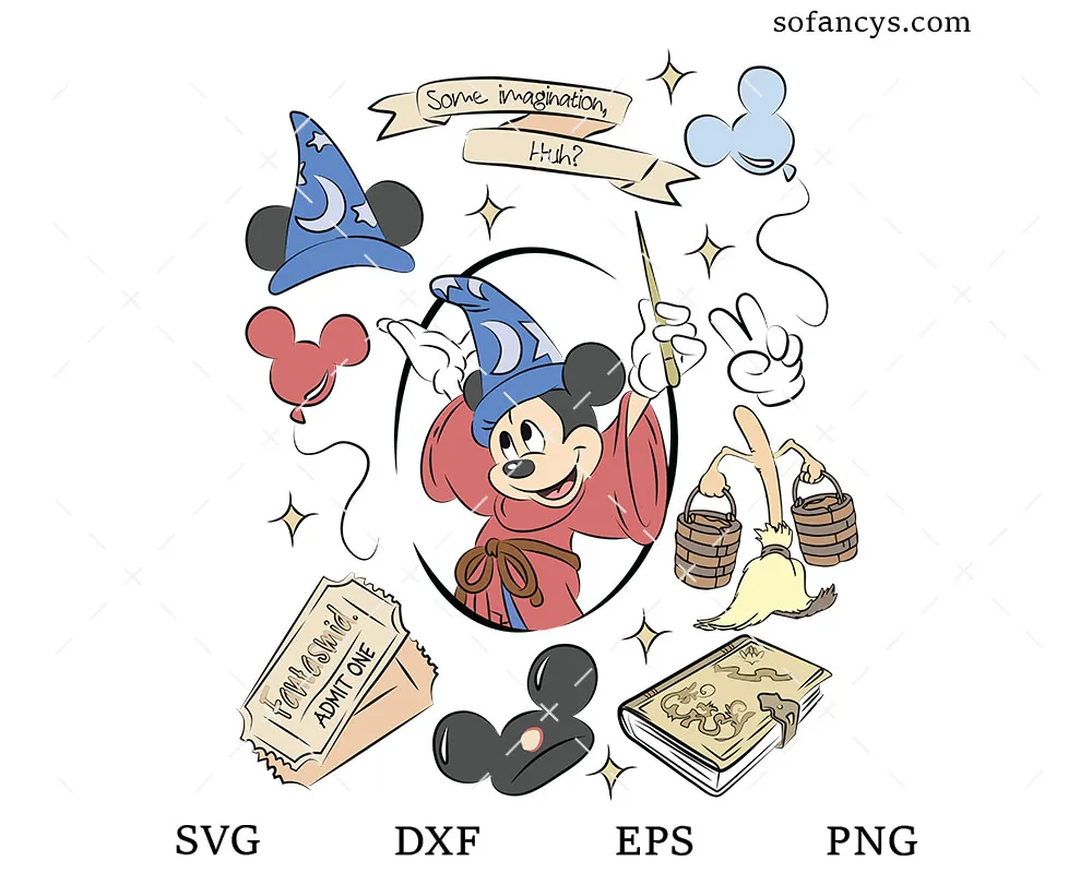 Magical Mouse Sorcerer SVG