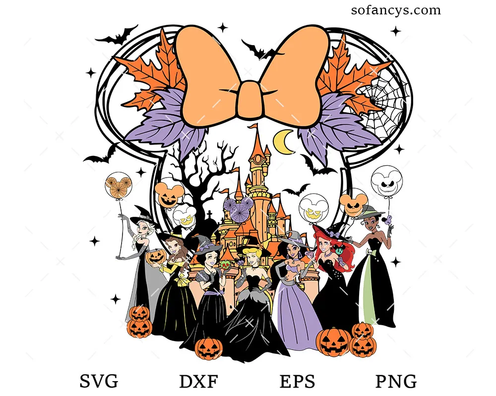 Magical Princess Castle SVG