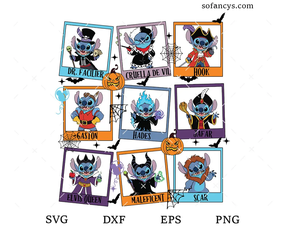 Magical Stitch Halloween SVG