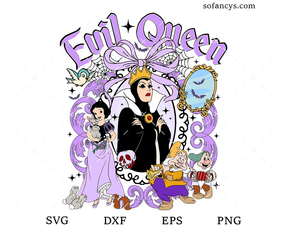 Snow White Evil Queen SVG