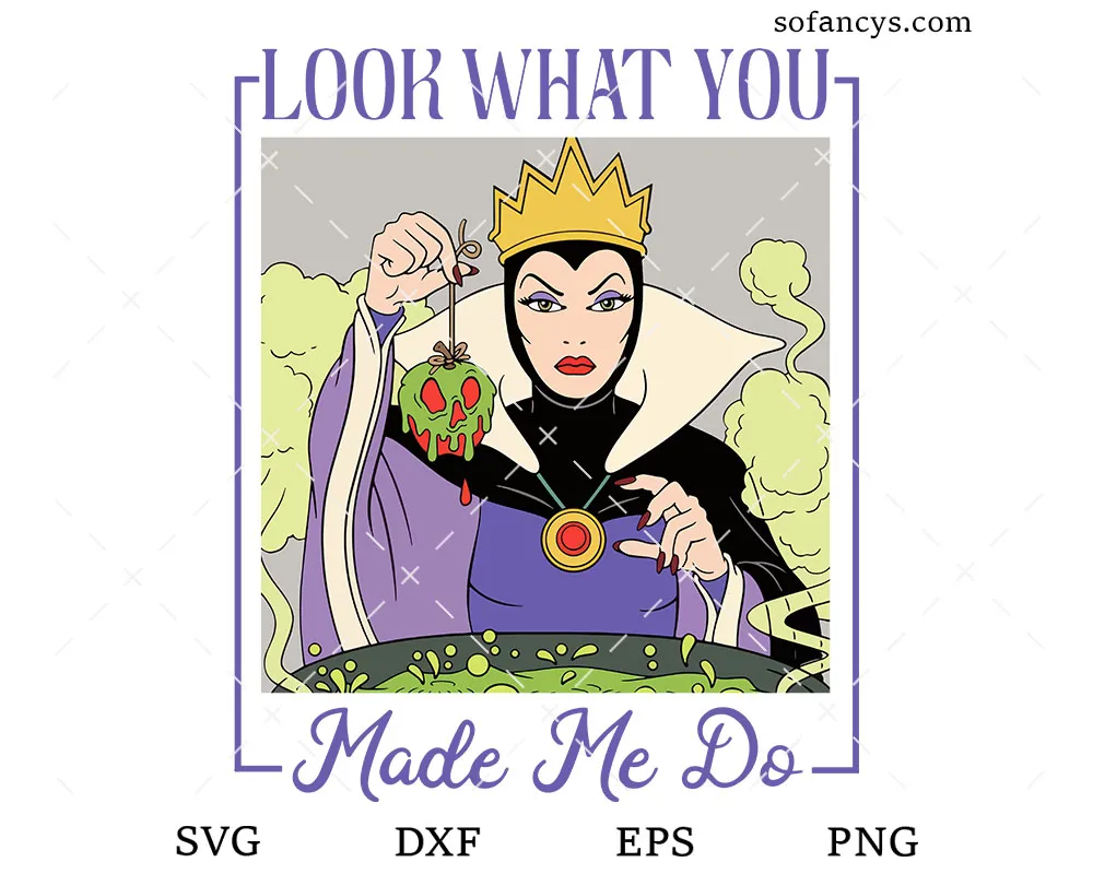 Spooky Evil Queen SVG