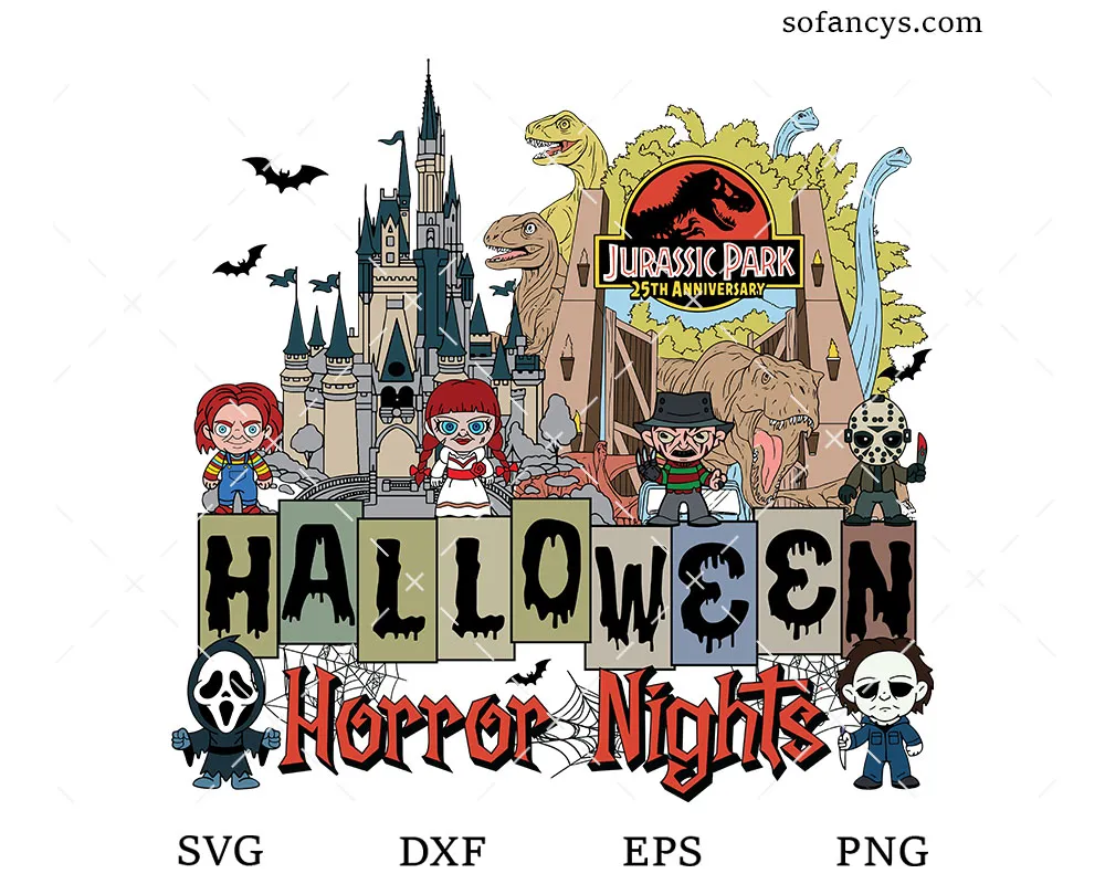 Universal Studios Halloween Horror Nights SVG