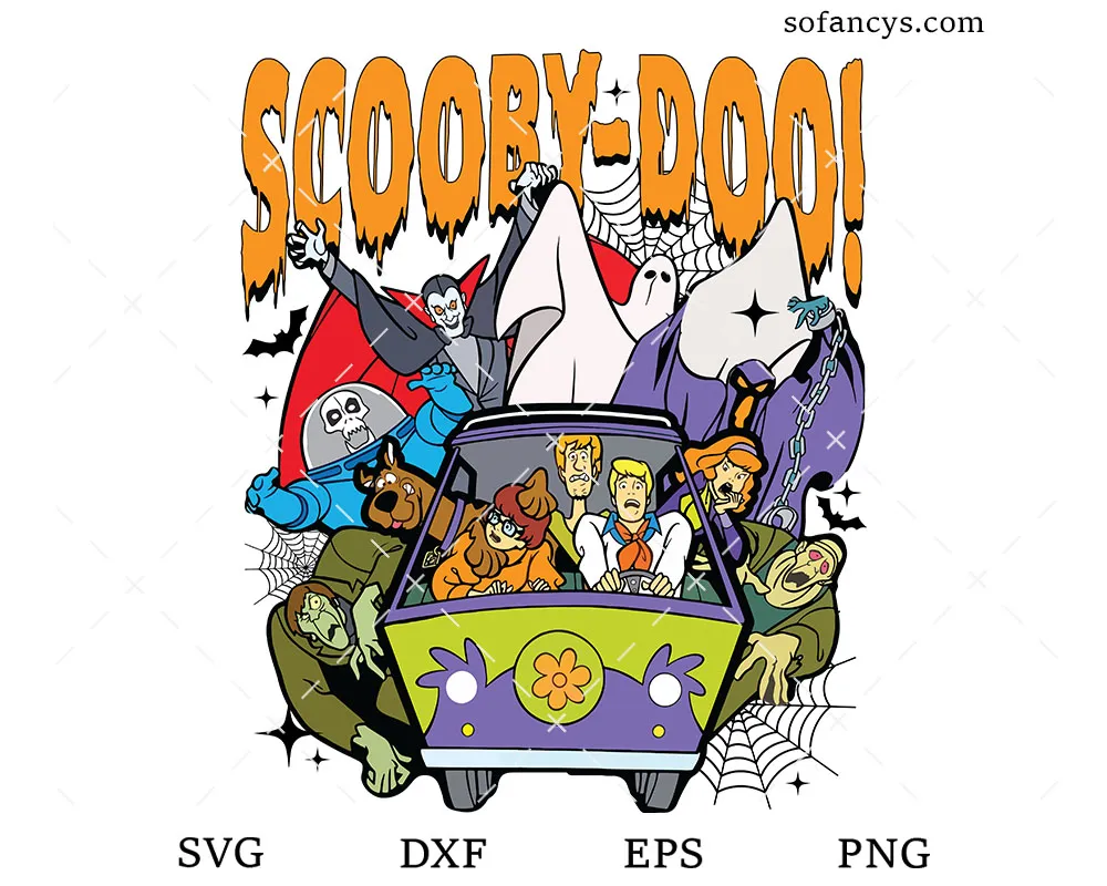 Vintage Scooby Doo SVG