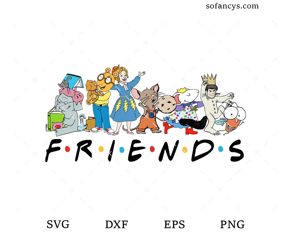 Children’s Book Friends SVG