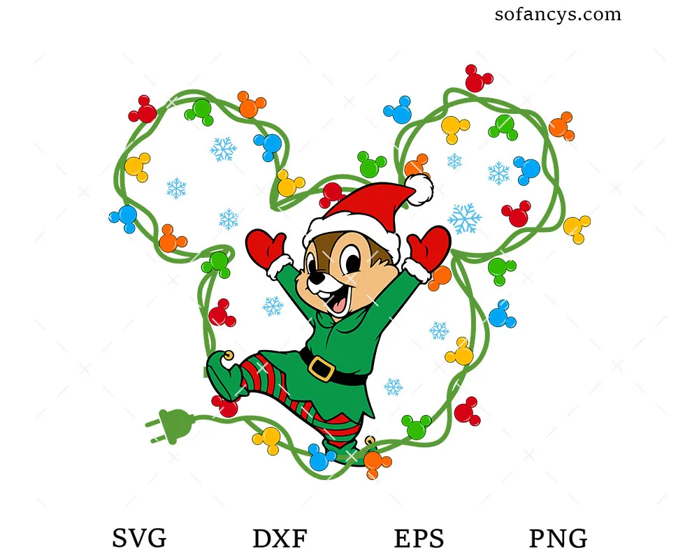 Dale Christmas Lights SVG