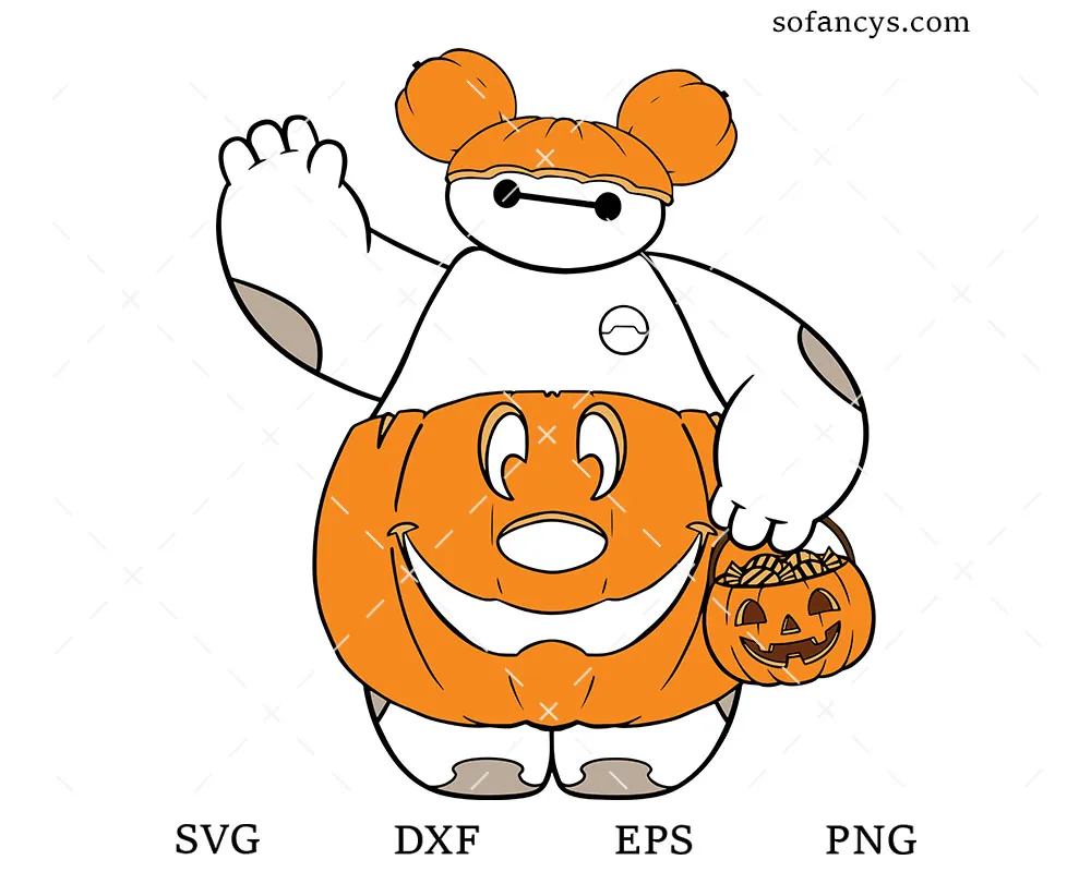 Disney Baymax Halloween SVG
