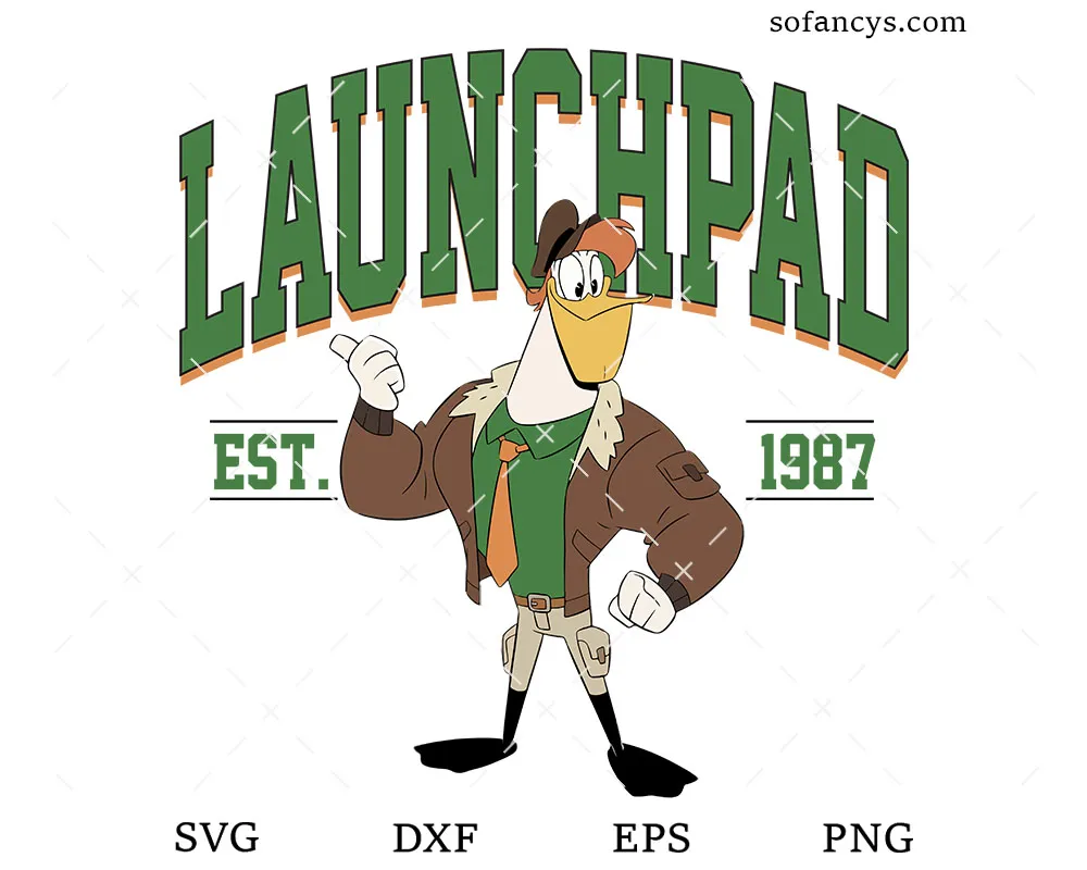 Disney Launchpad McQuack SVG