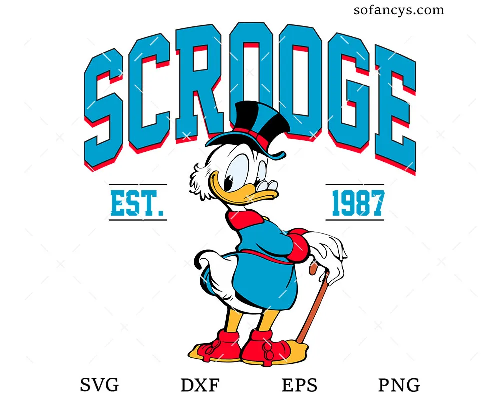 Disney Scrooge McDuck SVG