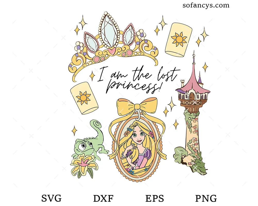 Disney Tangled Rapunzel SVG