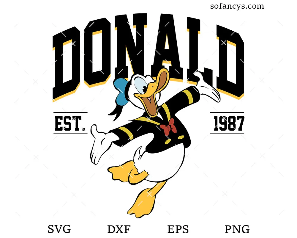 Donald Disney Duck SVG