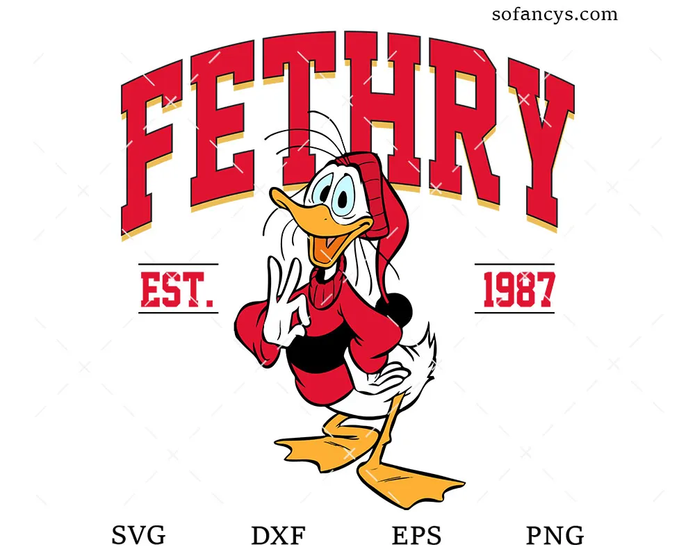Fethry Disney Duck SVG